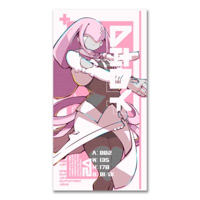 画像1: Lady concept sticker-yUneshi